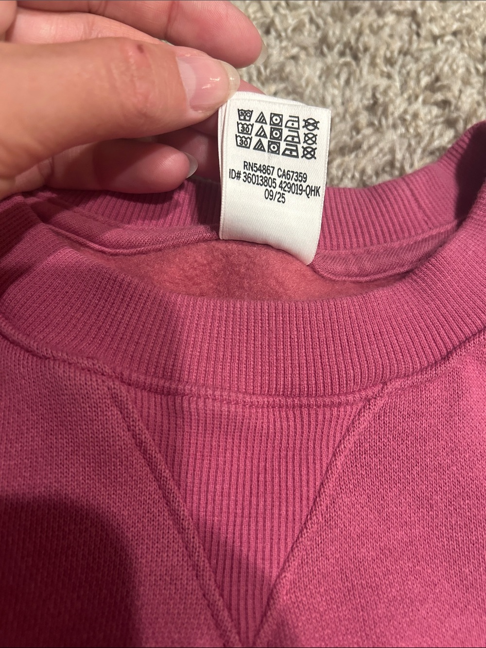 VS Pink Sequin Sweatshirt - Picture 7 of 11